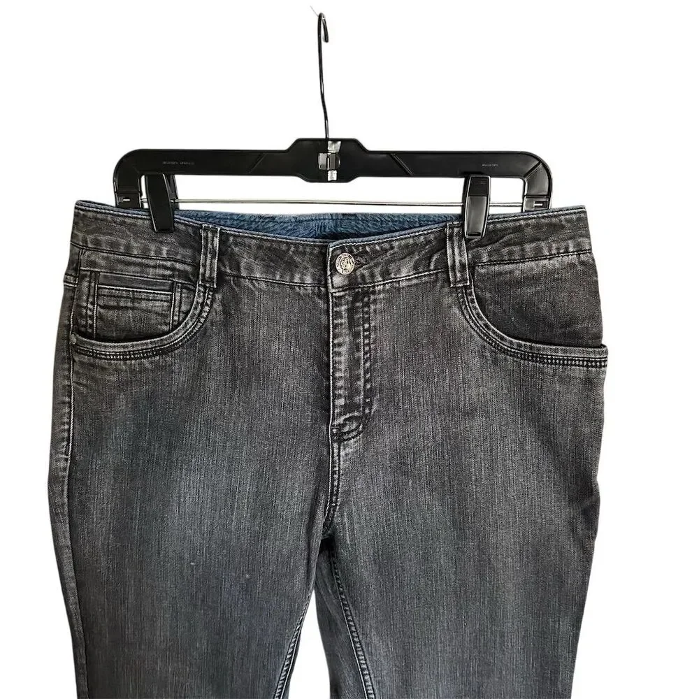 Bestn‎ Men's Slim Fit Black Faded Jeans Size 34 Denim 5-Pocket